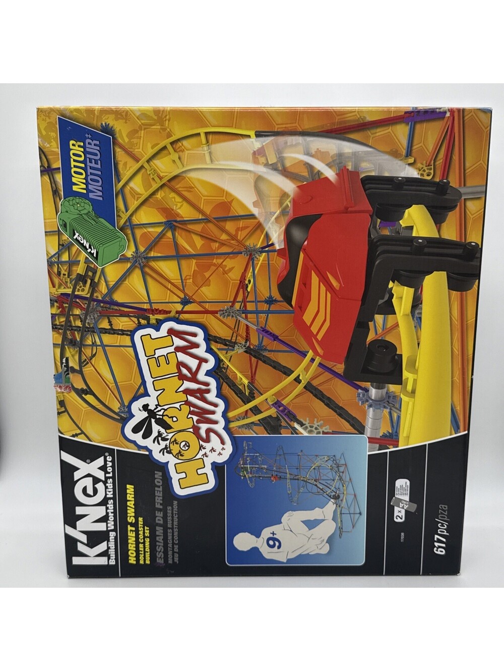 K'NEX Hornet Swarm Roller Coaster Building Set open box spare motor